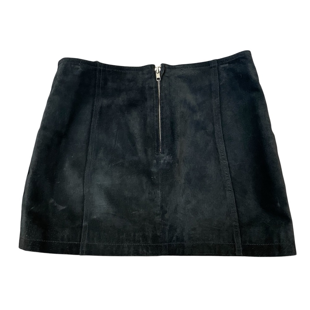 Wilson’s Leather Maxima Y2K Chain Lace Up Goth Biker mini skirt - Picture 2 of 9